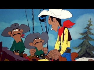 lucky luke. ballad of the doltons (france. cartoon western. 1978)